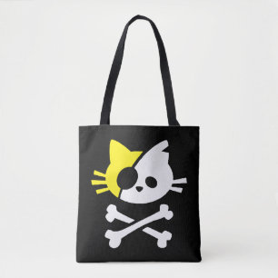 Bolso De Tela Un gato pirata