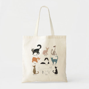 Bolso De Tela Un gato popular genera Tote