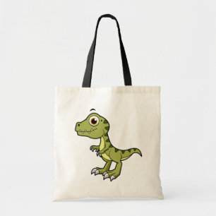 Bolso De Tela Un Ilustracion Agradable De Un Rex Tirrannosauro.