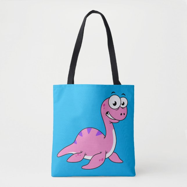 Bolso De Tela Un Ilustracion Agradable Del Monstruo De Loch Ness (Anverso)