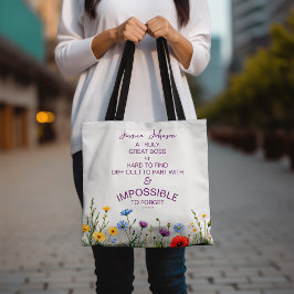 Bolso De Tela Un Jefe Realmente Genial Floral para Mujer
