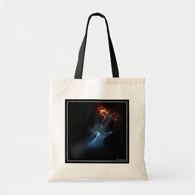 Bolso De Tela Un joven pulsar muestra su mano (Frente)