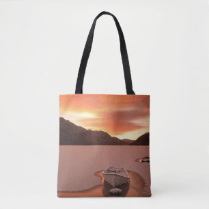 Bolso De Tela Un lago congelado el   Ruthven, Reino Unido