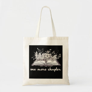 Bolso De Tela Un libro más con flores