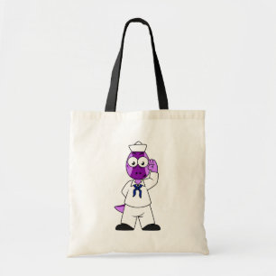 Bolso De Tela Un marinero de la Marina de Dinosaurios Pachycepha