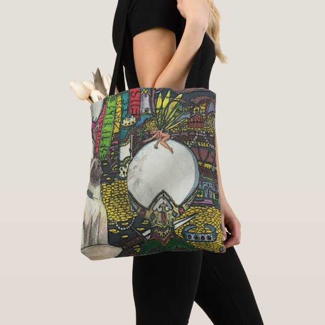 Bolso De Tela Un momento mágico: (hombro): (Detalle)