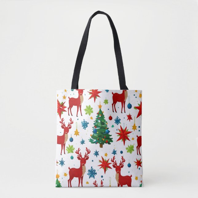 Bolso De Tela Un Navidad festivo para el arte digital (Anverso)