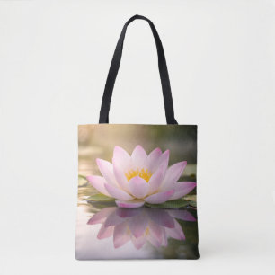Bolso De Tela Un nenúfar