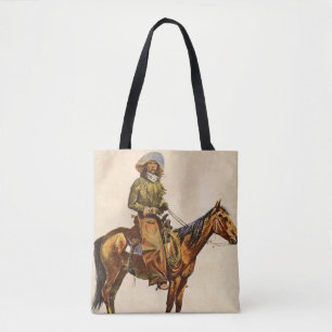 Bolso De Tela Un niño de Arizona por Remington, Vintage Western