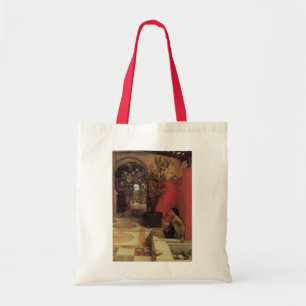 Bolso De Tela Un Oleandro de Alma Tadema, Flores Vintage