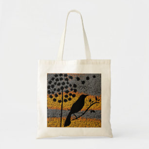Bolso De Tela Un pájaro entre las plumas