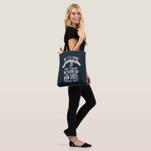 Bolso De Tela Un pájaro lindo canta lo grandioso que eres cristi
