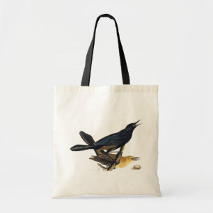 Bolso De Tela Un par de Grackles Barco-Atado