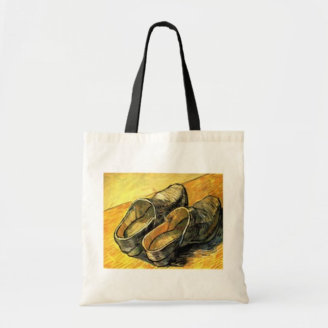 Bolso De Tela Un par de troncos de cuero de Vincent van Gogh (Frente)