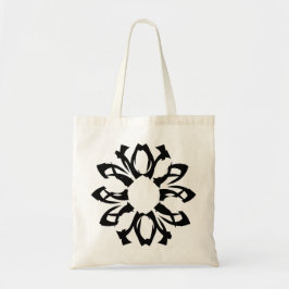 Bolso De Tela Un patrón floral de un elemento