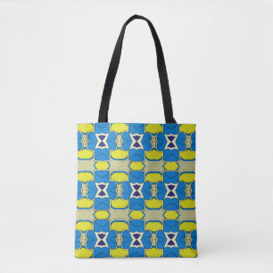 Bolso De Tela Un patrón multicolor vibrante y a la moda sin fisu