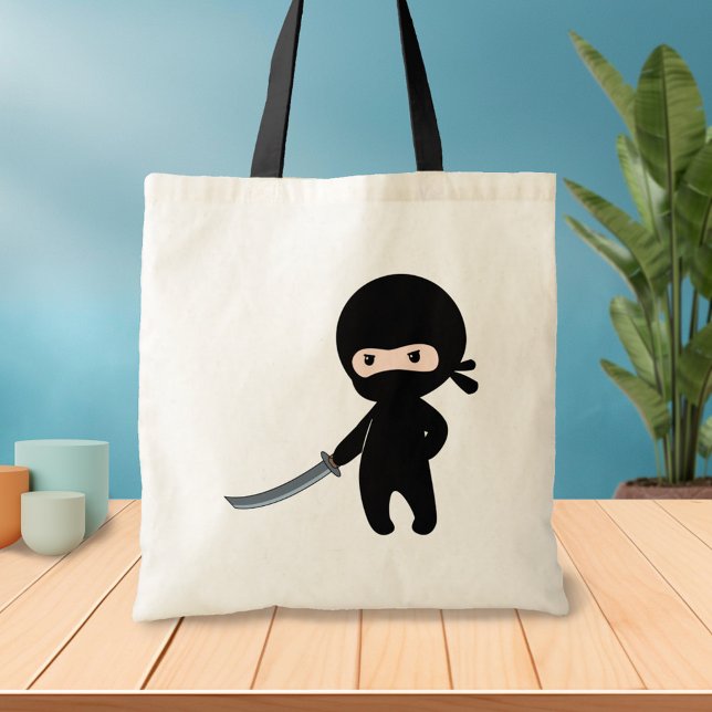 Bolso De Tela Un pequeño Ninja enojado (Subido por el creador)
