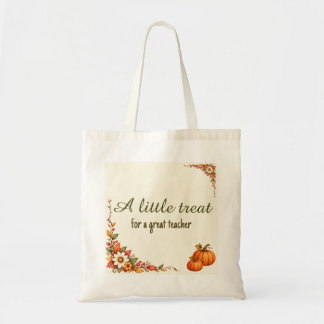 Bolso De Tela Un pequeño regalo para un gran maestro de otoño