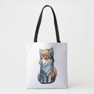 Bolso De Tela Un pequeño y lindo cachorro