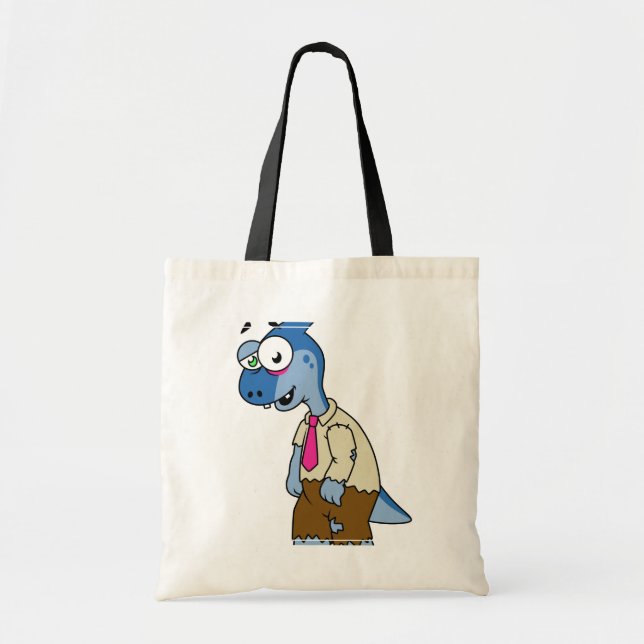Bolso De Tela Un Personalizado Parasaurolophus Se Vestió Como Un (Frente)