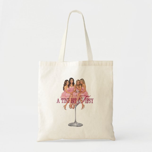 Bolso De Tela Un Poco Achispada – Damas de Honor en Copa de Mart (Frente)