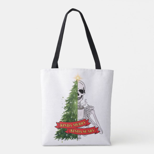 Bolso De Tela Un poco más, un poco asustado (Reverso)