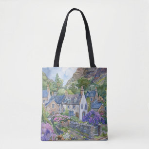 Bolso De Tela Un pueblo escocés tranquilo