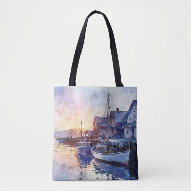 Bolso De Tela Un puerto tranquilo (Anverso)