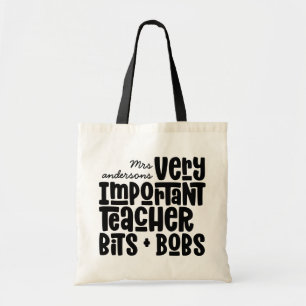 Bolso De Tela Un regalo de tipografía moderna muy importante par