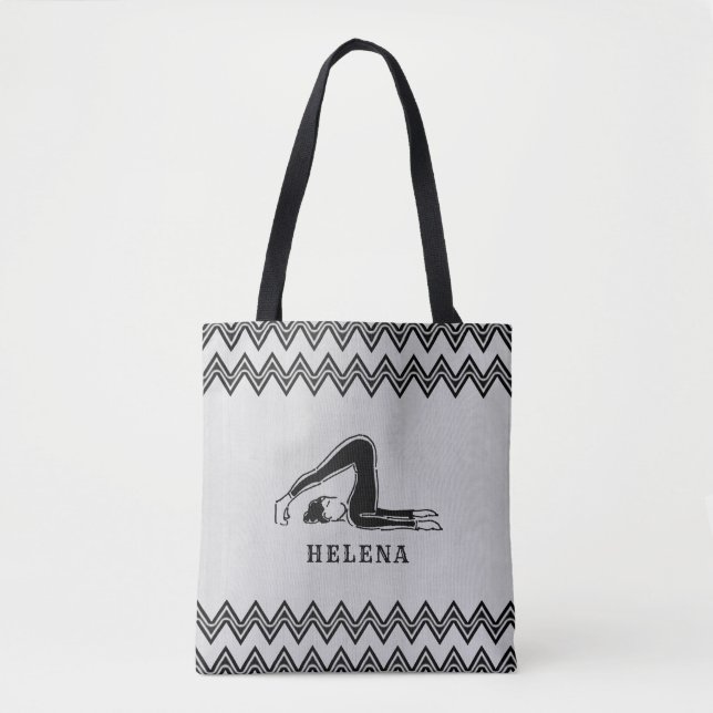Bolso De Tela Un regalo único para los amantes del yoga (Anverso)
