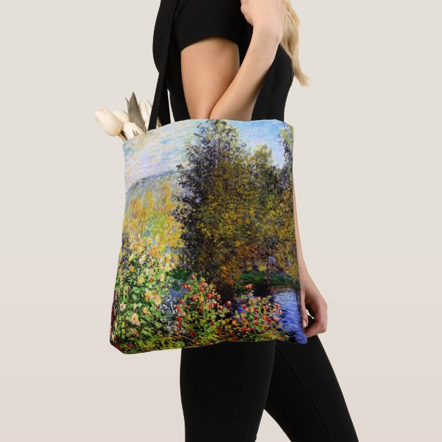 Bolso De Tela Un rincón del jardín en Montgeron (Detalle)