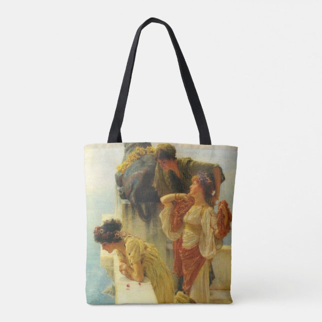 Bolso De Tela Un rincón privilegiado de Sir Lawrence Alma-Tadema (Reverso)