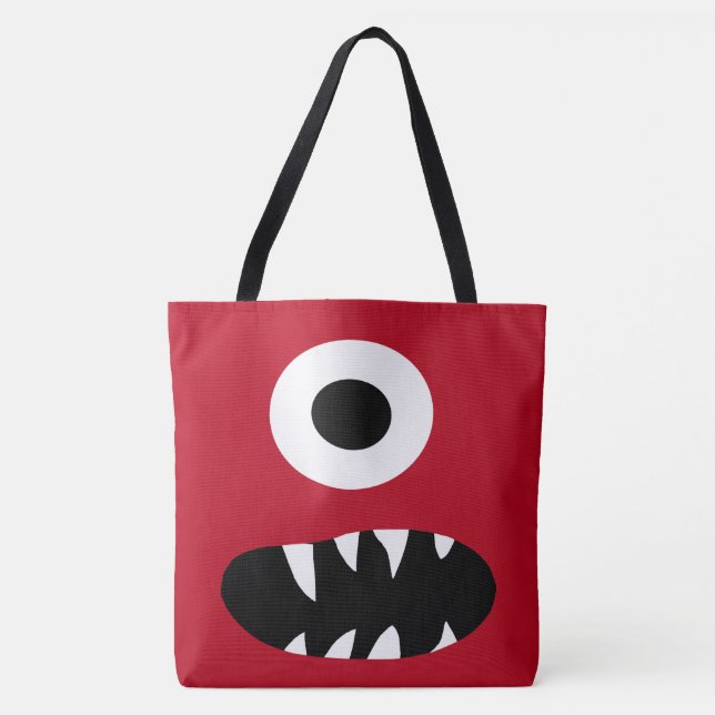 Bolso De Tela Un rojo observado lindo del modelo de los (Anverso)