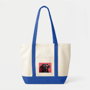 Bolso De Tela Un rottweiler genial con gafas de sol