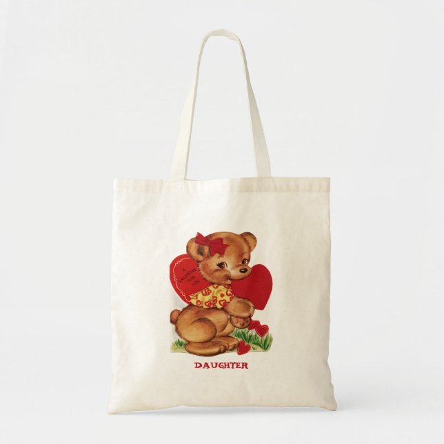 Bolso De Tela Un San Valentín para tu presupuesto de hija (Frente)