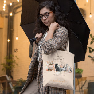 Bolso De Tela Un spell   Halloween Bridal Shower