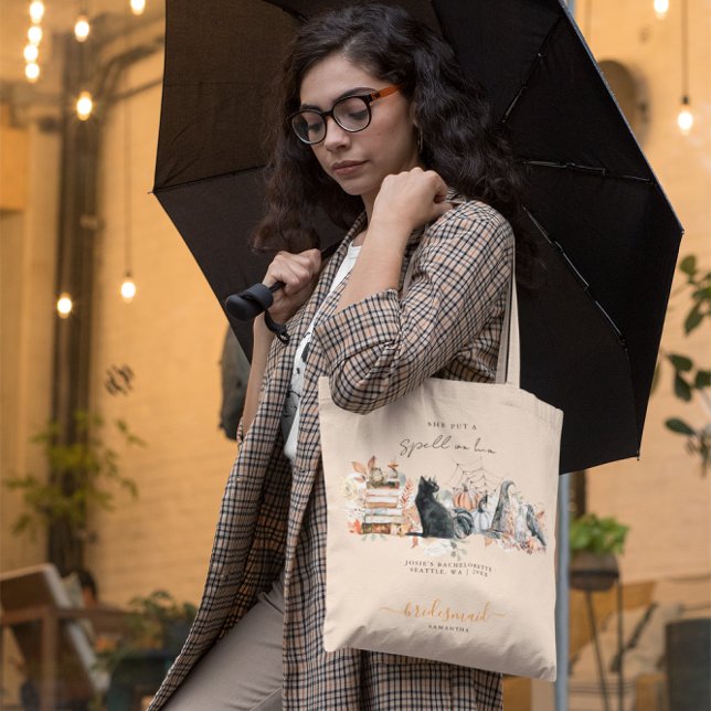 Bolso De Tela Un spell | Halloween Bridal Shower (Subido por el creador)