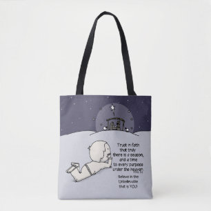Bolso De Tela Un tiempo para cada propósito
