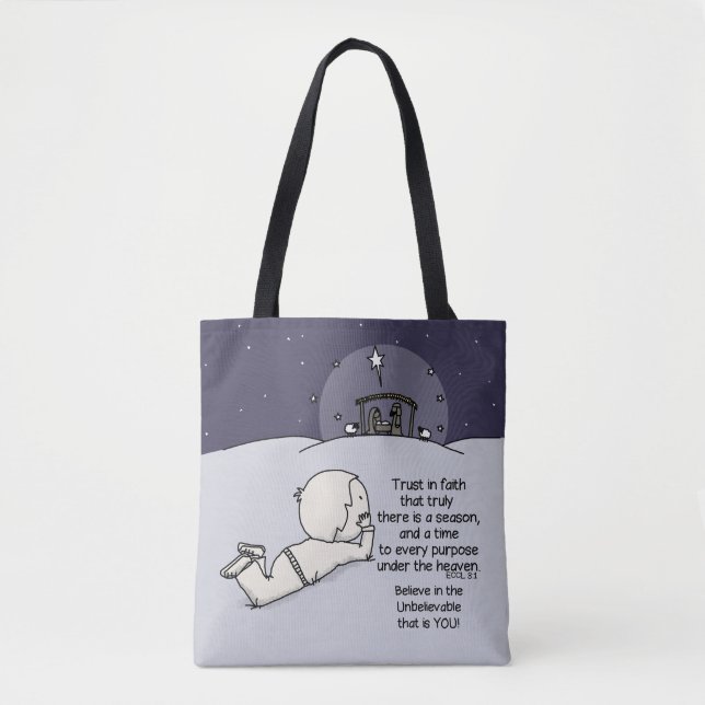 Bolso De Tela Un tiempo para cada propósito (Anverso)