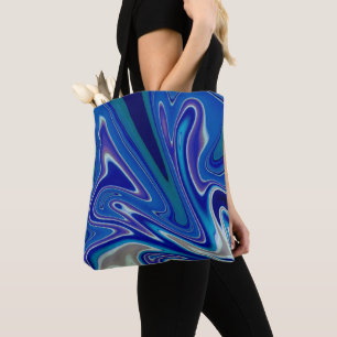 Bolso De Tela Un toque de azul