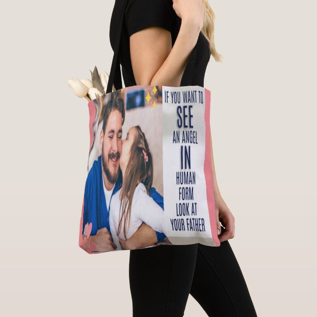 Bolso De Tela Un Tote para cada aventura padre-hija (Detalle)