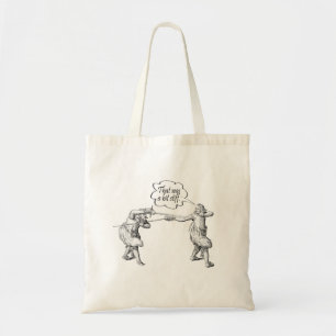 Bolso De Tela Un Tote un poco rígido
