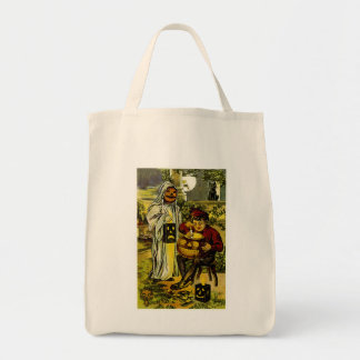 Bolso De Tela Un truco o tratamiento de MerryHalloween