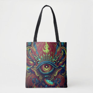 Bolso De Tela Un viaje espiritual en pasteles: Ojo Flamígero