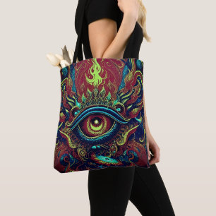Bolso De Tela Un viaje espiritual en pasteles: Ojo Flamígero