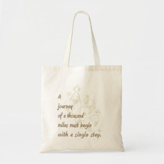 Bolso De Tela "Un viaje…" Proverbio del zen