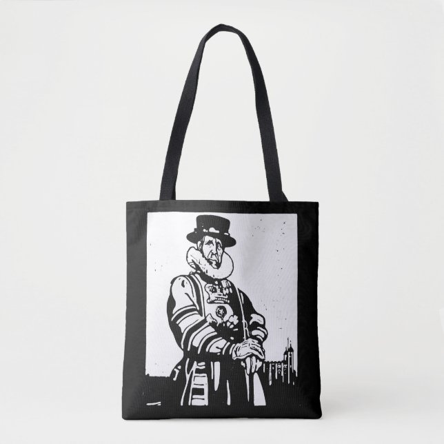 Bolso De Tela Un yeoman Warder o Beefeater (Anverso)