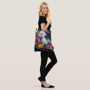 Bolso De Tela Una Aventura Escenaria: Una Aventura Bichon Frise 