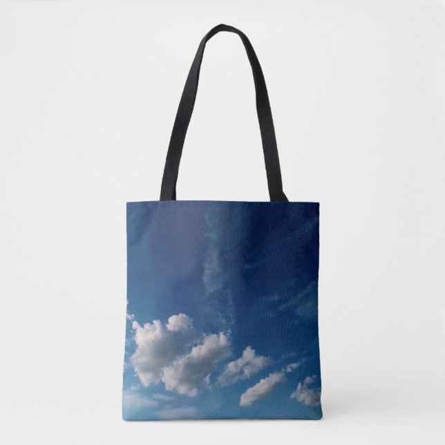 Bolso De Tela Una cadena de nubes (Anverso)