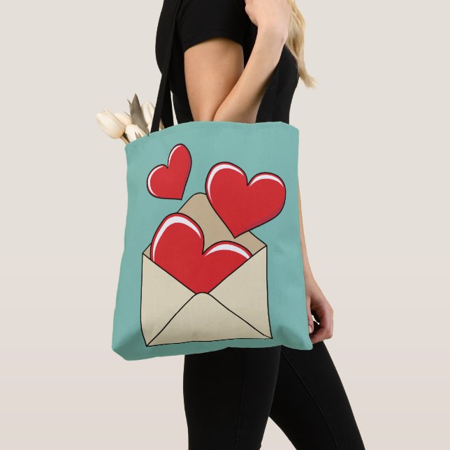 Bolso De Tela Una carta de amor (Detalle)